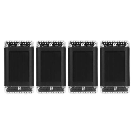 4-Pack: Solar Powered Wall Sconce Light IP55 Rechargeable Optical Sensor Lamp