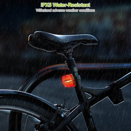 4-Pack: Universal Front Rear Bike Light Set