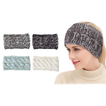 4-Pack: Women's Confetti Winter Headband Wrap and Ear Warmer