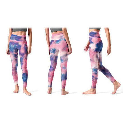 4-Pack: Women's High Waisted Ultra Soft Tie Dye Leggings