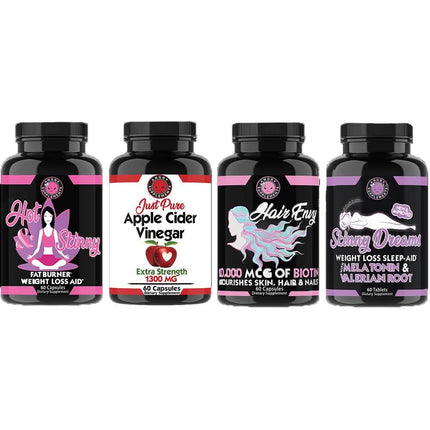 4-Pack: Womens Weight Loss & Wellness Combo
