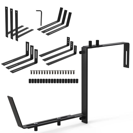 4-Piece: Adjustable Planter Box Brackets