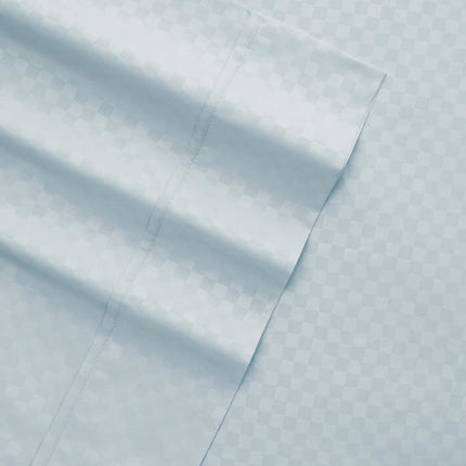 4-Piece: Checkered Embossed Sheet Set