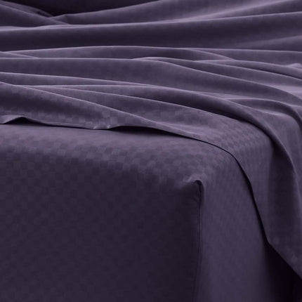 4-Piece: Checkered Embossed Sheet Set