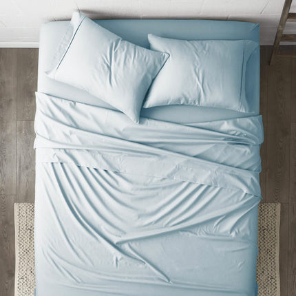 4-Piece: Chevron Embossed Sheet Set