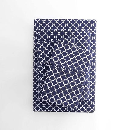 4-Piece: Quatrefoil Patterned Sheet Set