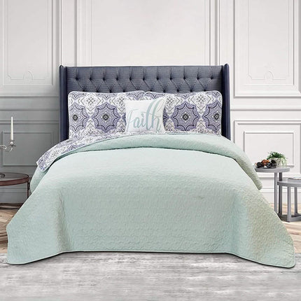 4-Piece: Reversible Quilt Set - Assorted Styles