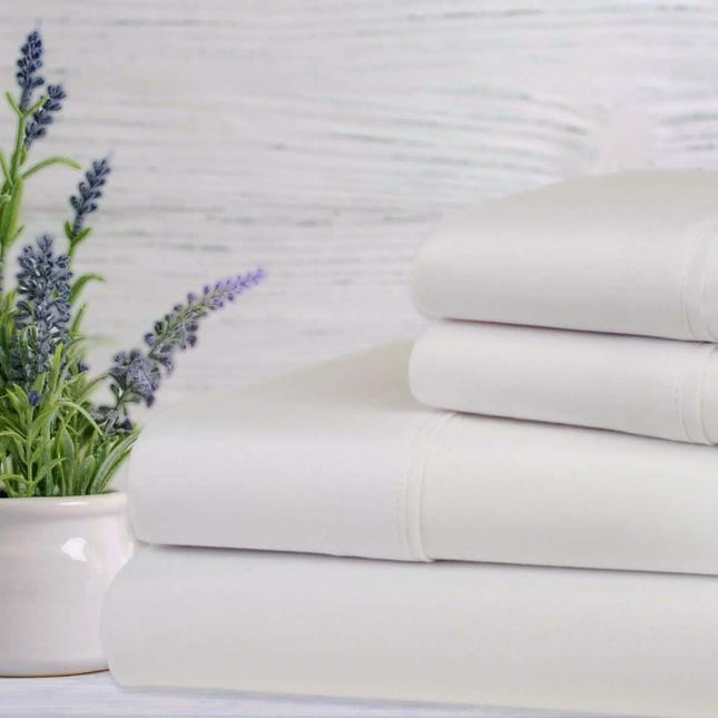 4-Piece Set: Bamboo Lavender Infused Scented Sheet Set