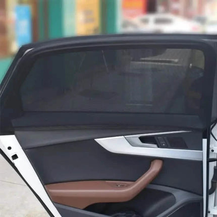 4-Piece Set: Car Window Shades For Front And Back Window