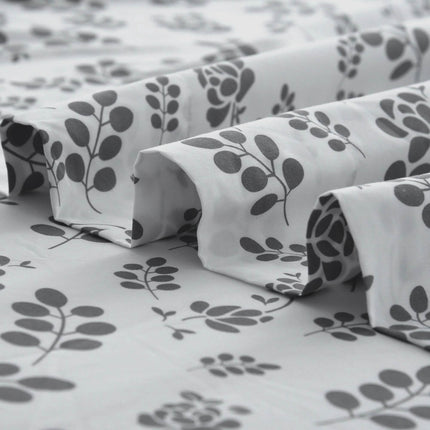 4-Piece Set: Floral Sheets Set Hypoallergenic Microfiber Ultra Soft Bed Sheets