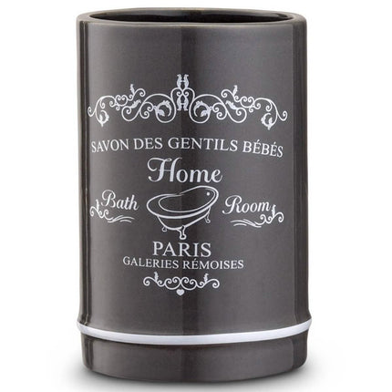 4 Piece Set: Home Basics Paris Collection Bathroom Accessories