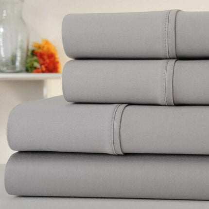 4-Piece Set: Kathy Ireland 300 Thread Count 100% Organic Cotton Percale
