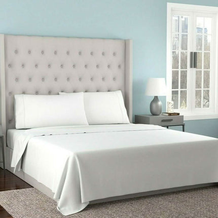 4-Piece Set: Kathy Ireland 300 Thread Count 100% Organic Cotton Percale