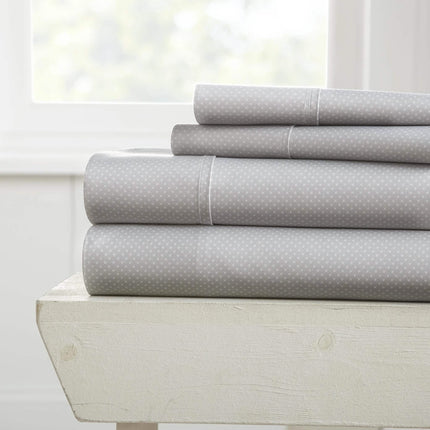 4-Piece Set: My Heart Patterned Sheet Set