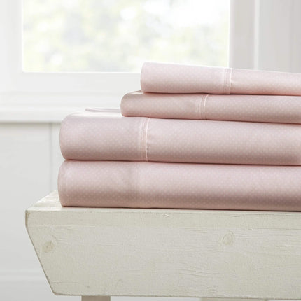 4-Piece Set: My Heart Patterned Sheet Set