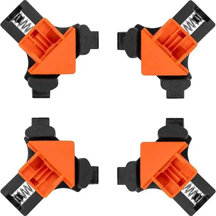 4-Piece Set: Precision 90 Degree Angle Clamps for Woodworking