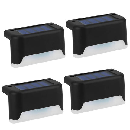 4-Piece: Solar Powered LED Step Lights
