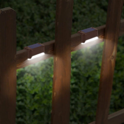 4-Piece: Solar Powered LED Step Lights