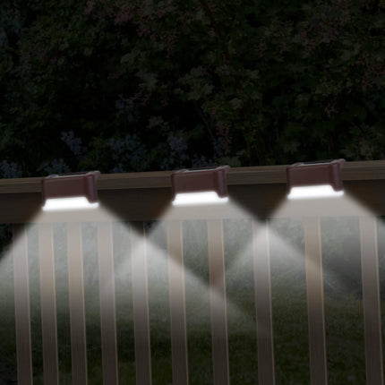 4-Piece: Solar Powered LED Step Lights