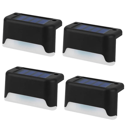 4-Piece: Solar Powered LED Step Lights