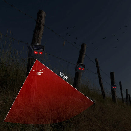 4-Piece: Solar Predator Control Light