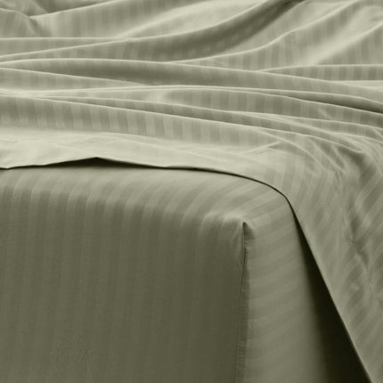 4-Piece Striped Embossed Sheet Set
