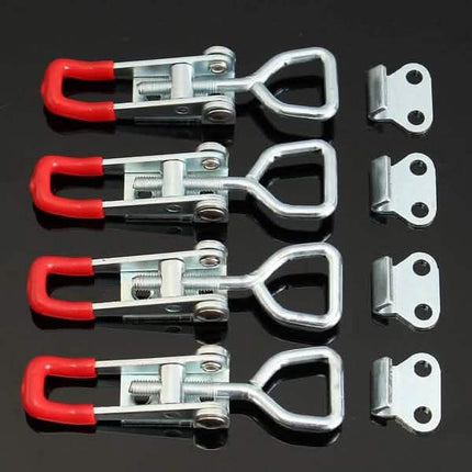4-Pieces: Adjustable Cabinet Boxes Lever Handle Clamp