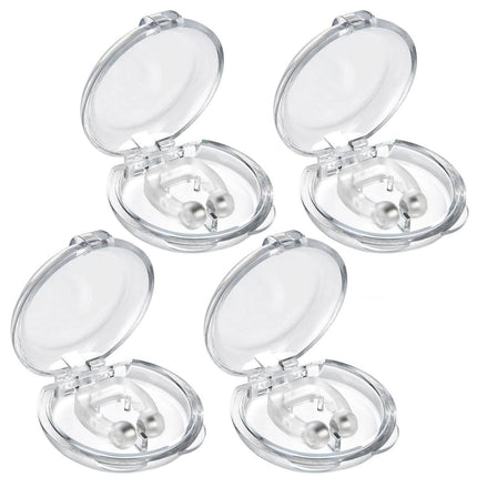 4-Pieces: Magnetic Nose Clip Anti Snoring Device