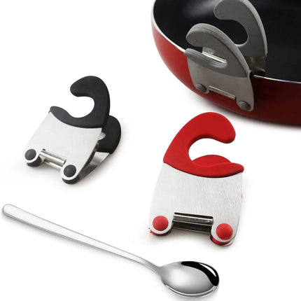 4-Pieces: Stainless Steel Pot Spoon Holder