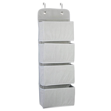 4-Pockets Wall Mount Closet Storage Organizer