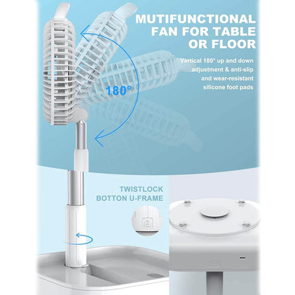 4 Speeds Portable Foldaway Fan