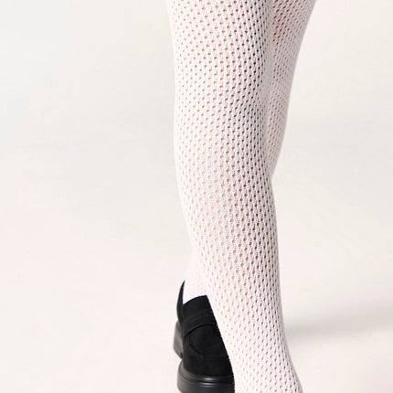 Conte-Kids Cotton Tights Miss 616 - Mesh Pattern
