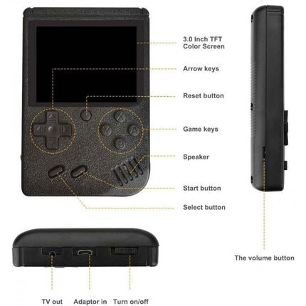 400-In-1 Handheld Portable Video Game Console