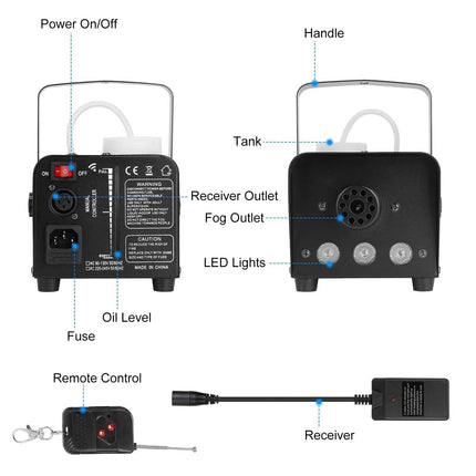 400W RGB LED Fog Machine