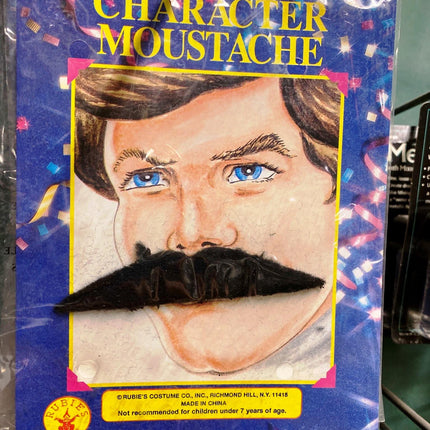 Triangle Character Mustache Black