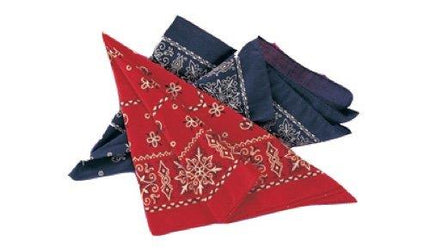 Western Cowboy Red Railroad Engineer Bandana