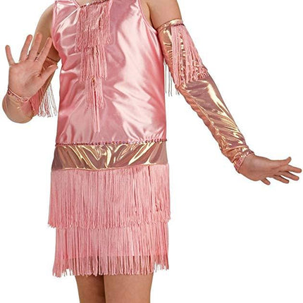 20's Retro Pink Fashion Flapper Costume Child Small 4-6
