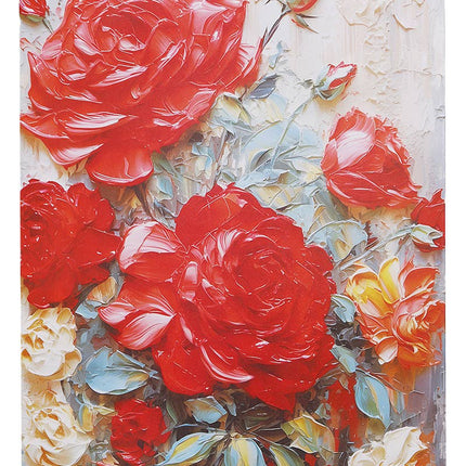 Rose Floral Paint Art Paper Carrying Gift Bag