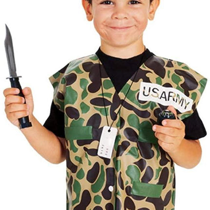 Child's Soldier Dress Up Kit Army Man