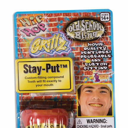 Gangsta Grillz Gold Pimp Teeth Thug Grill