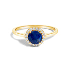 6.5 / Yellow.Gold / Blue Sapphire