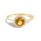 6.5 / Yellow.Gold / Orange Citrine
