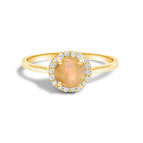 6.5 / Yellow.Gold / Multi Opal