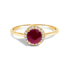 6.5 / Yellow.Gold / Red Ruby