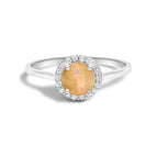 6.5 / White.Gold / Multi Opal