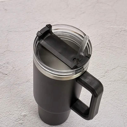 40oz Reusable Vacuum Tumbler with Insulated Double Wall and Cup Handle