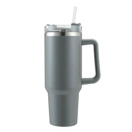 40oz Reusable Vacuum Tumbler with Insulated Double Wall and Cup Handle