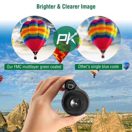 40x60 HD Optical Monocular Telescope with FMC Lens