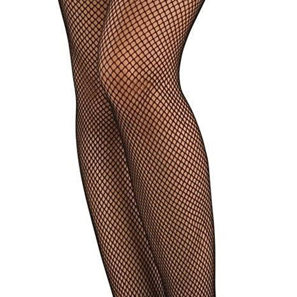 Fishnet Thigh High Stockings with Garter
