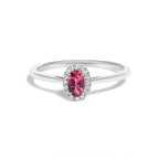 6.5 / White.Gold / Pink Tourmaline